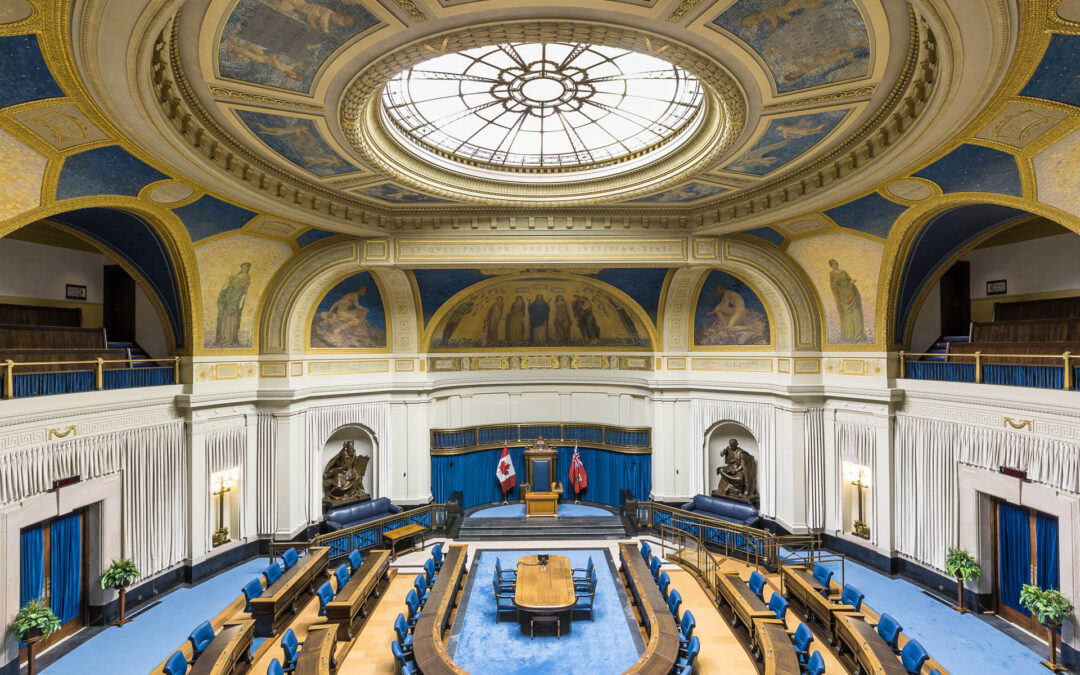 Manitoba Legislative Building – Restoration of the Chamber