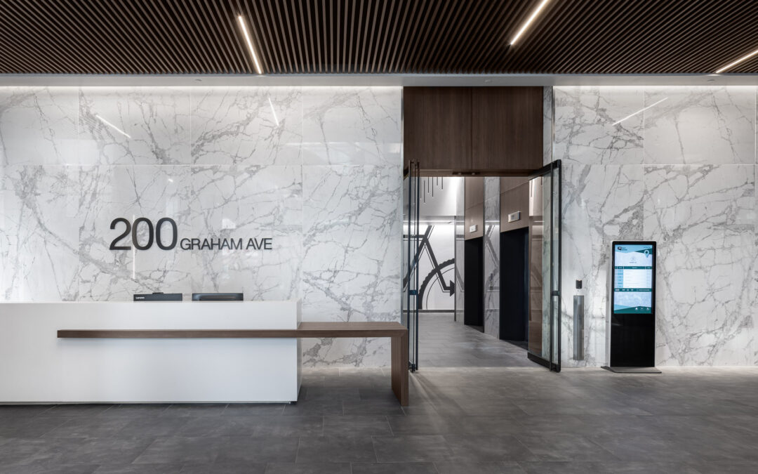 GWL Realty Advisors Lobby Renovations at 200 Graham Ave.